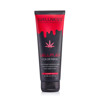 WELLPLEX COLOR MASK CHERRY RED 8 Oz